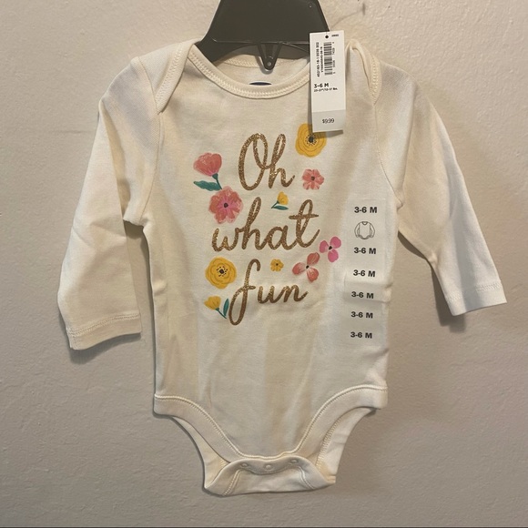 Old Navy Other - Old Navy “Oh What Fun” Baby Onesie